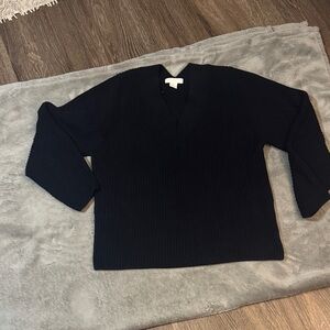 H&M Classic Black V-Neck Sweater